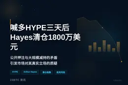 对赌3天后，Hayes清仓24万枚HYPE