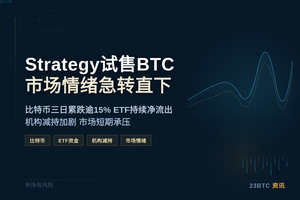 Strategy试售32枚BTC，市场情绪急转直下