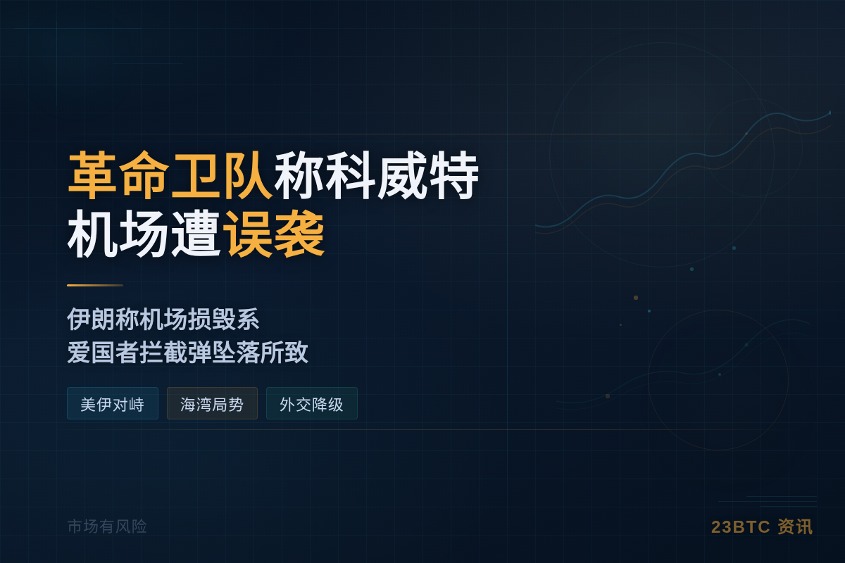 革命卫队称科威特机场遭爱国者拦截弹误袭