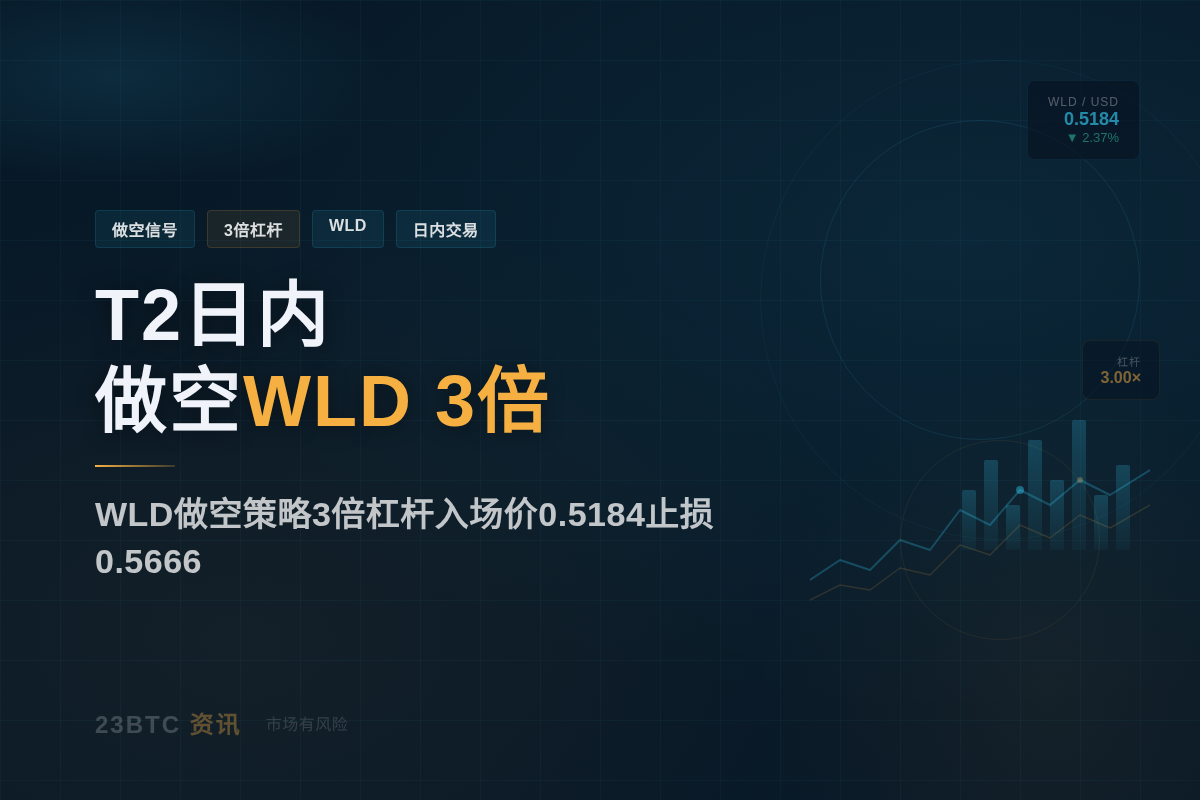 T2日内做空WLD 3倍