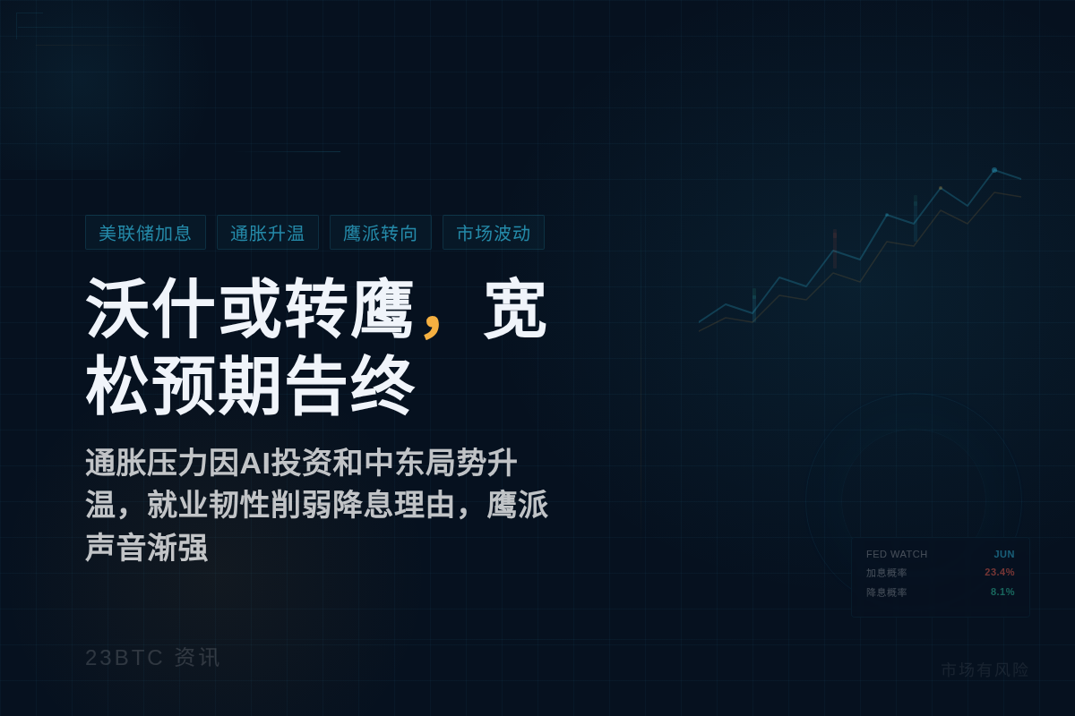 沃什或转鹰，宽松预期告终