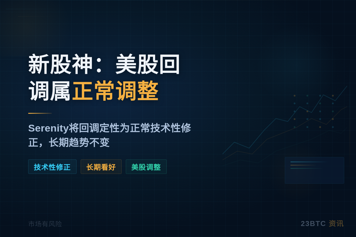 新股神：美股回调属正常调整，长期趋势不变