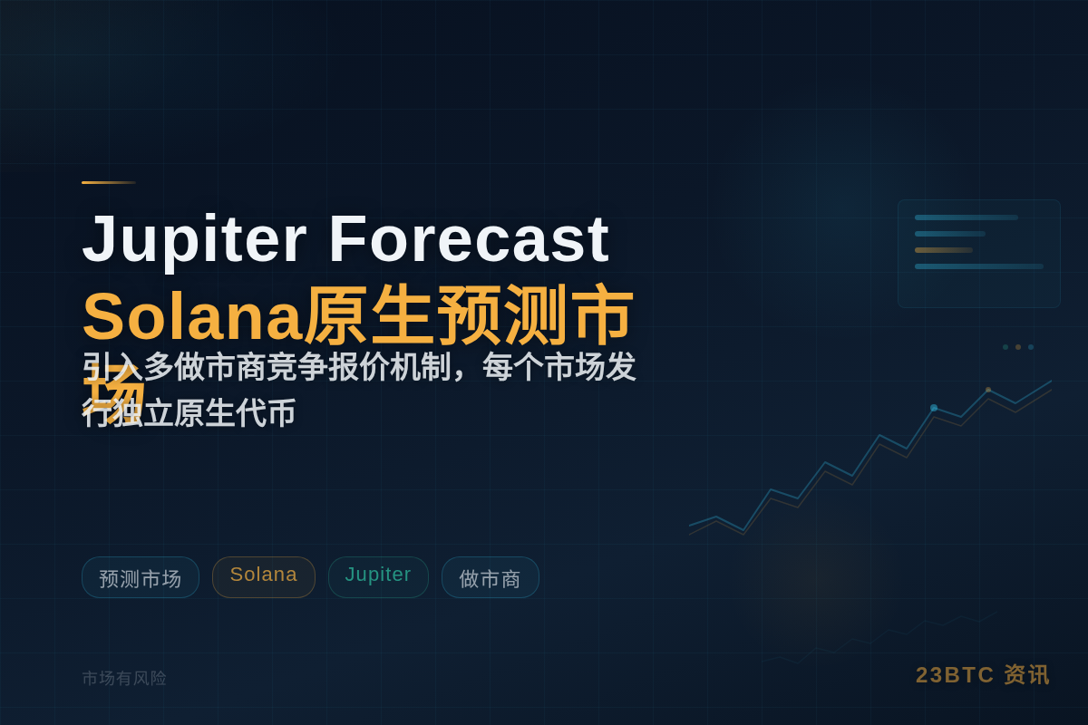 Jupiter Forecast：Solana首个完全原生做