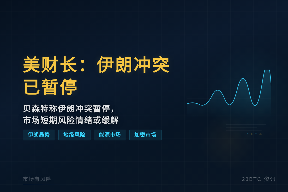 美财长：伊朗冲突已暂停