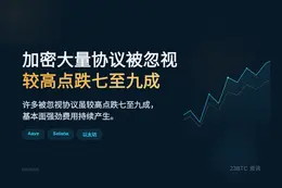 加密市场大量协议被忽视，较高点跌七至九成