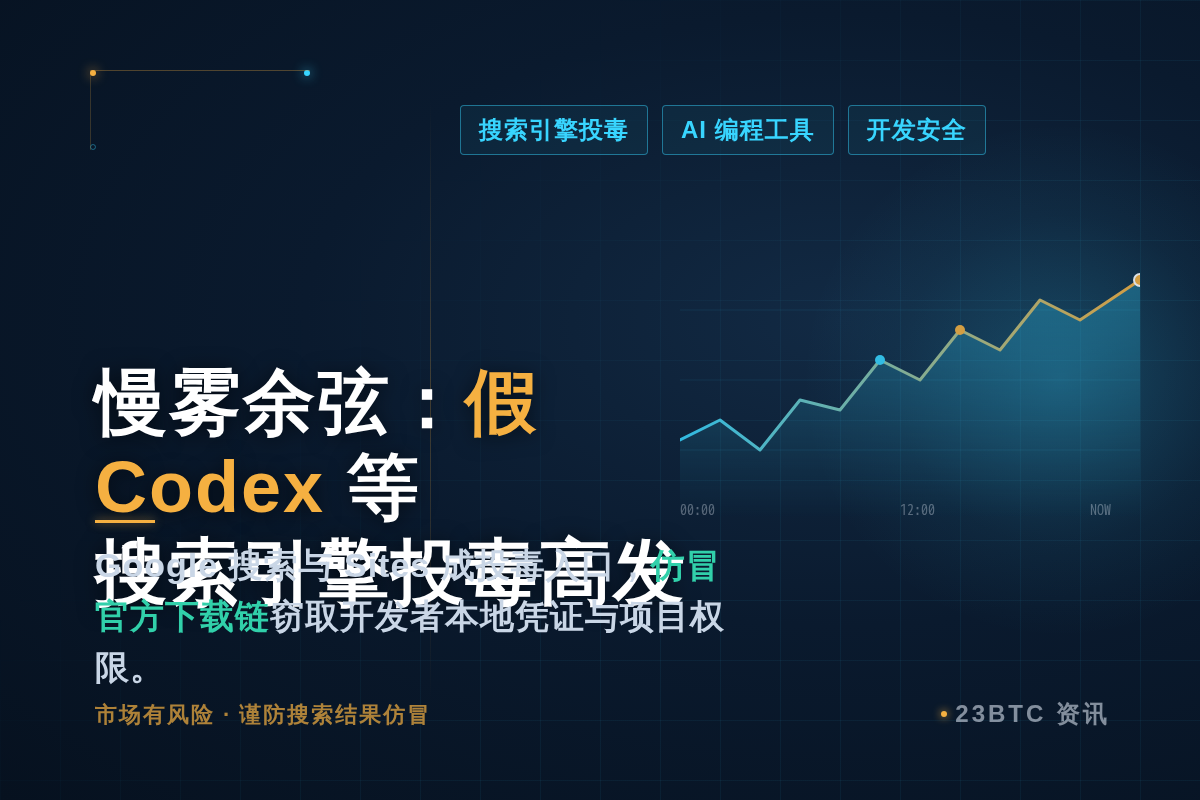 慢雾余弦:假Codex等搜索引擎投毒事件高发插图1 慢雾余弦:假Codex等搜索引擎投毒事件高发