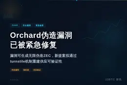 Zcash Orchard重大伪造漏洞细节曝光