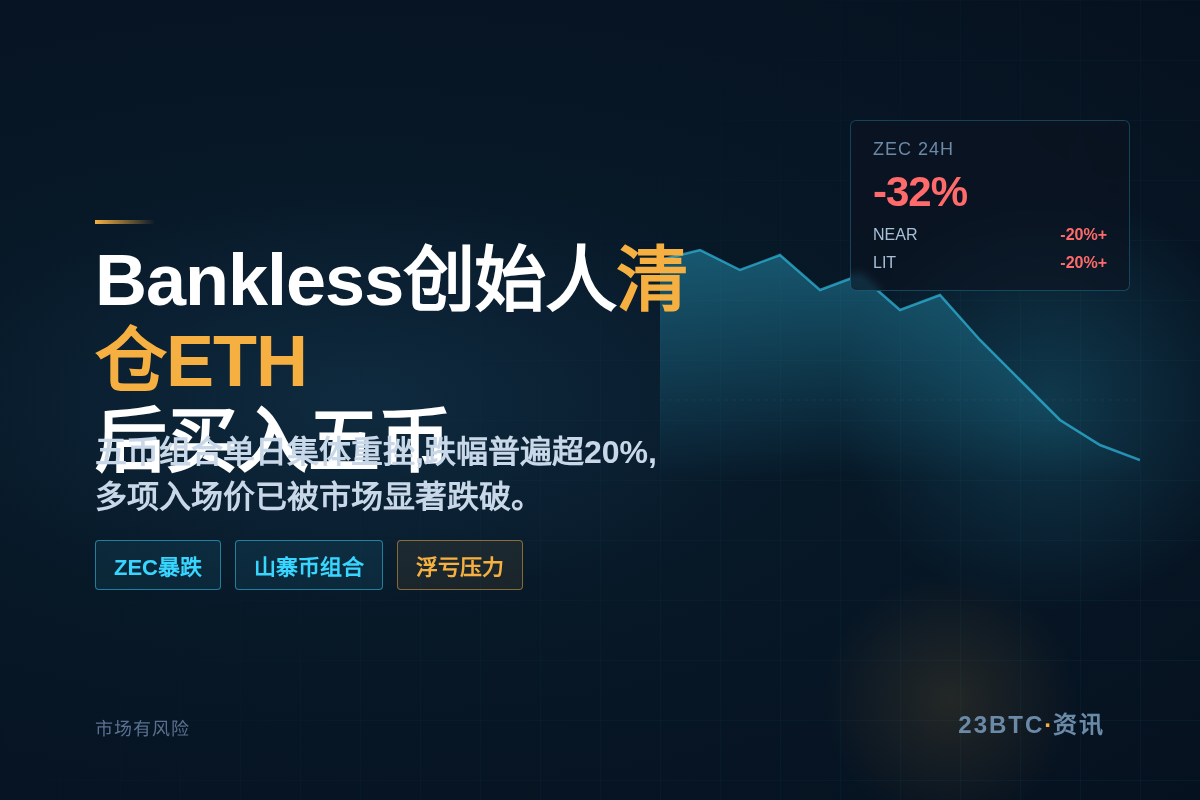 Bankless创始人清仓ETH后买入五币