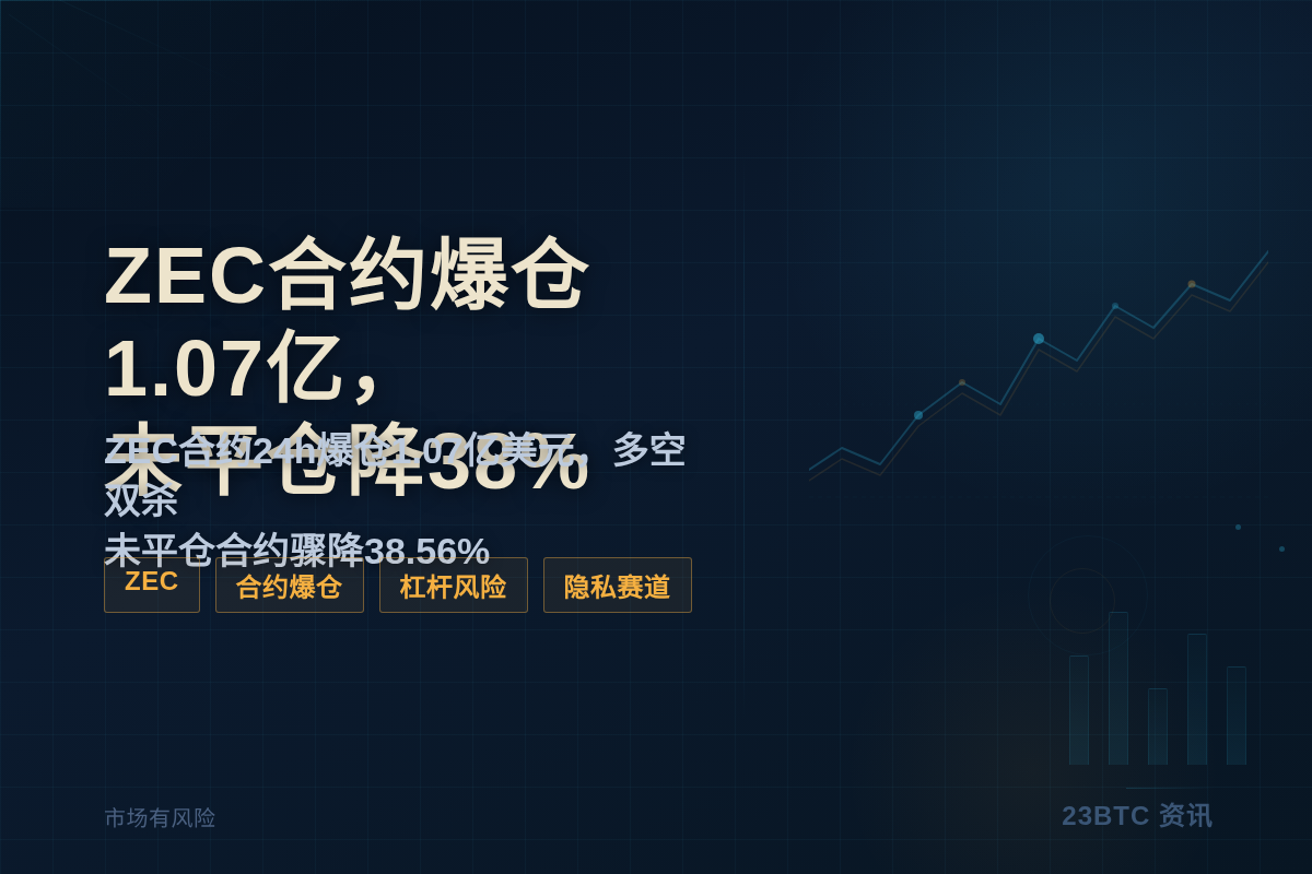 ZEC合约爆仓1.07亿,未平仓降38%插图1 ZEC合约爆仓1.07亿,未平仓降38%