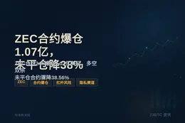 ZEC合约爆仓1.07亿，未平仓降38%