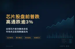 芯片股盘前普跌 高通跌逾3%