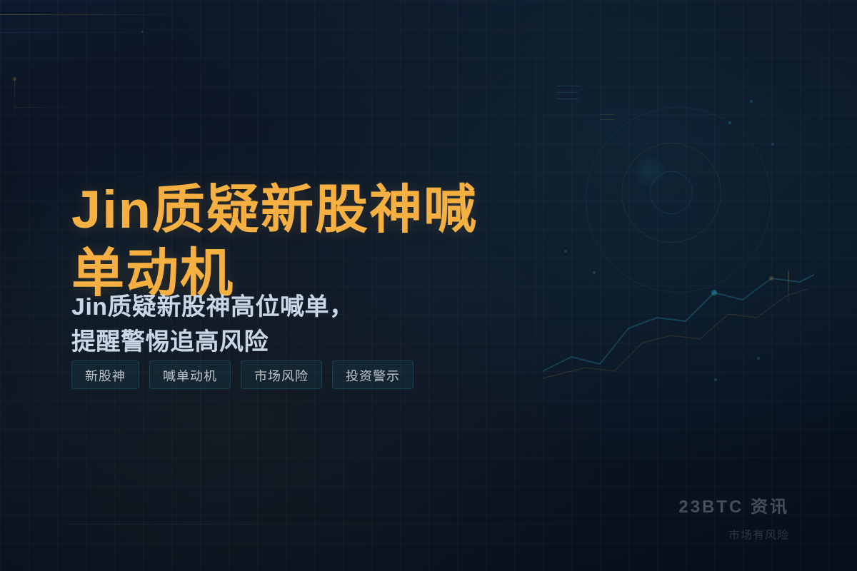 Jin质疑新股神喊单动机