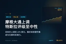 摩根通提升特斯拉评级  
轻中等评价