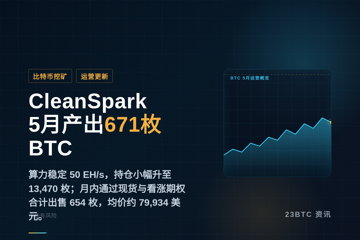 CleanSpark发布2026年5月运营更新
