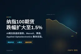纳斯达克100期货跌幅扩大至1.5%
