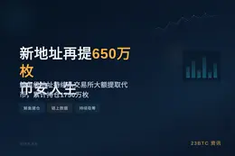 新地址再提650万枚币安人生