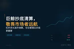巨鲸抄底清算，敬畏市场者远航