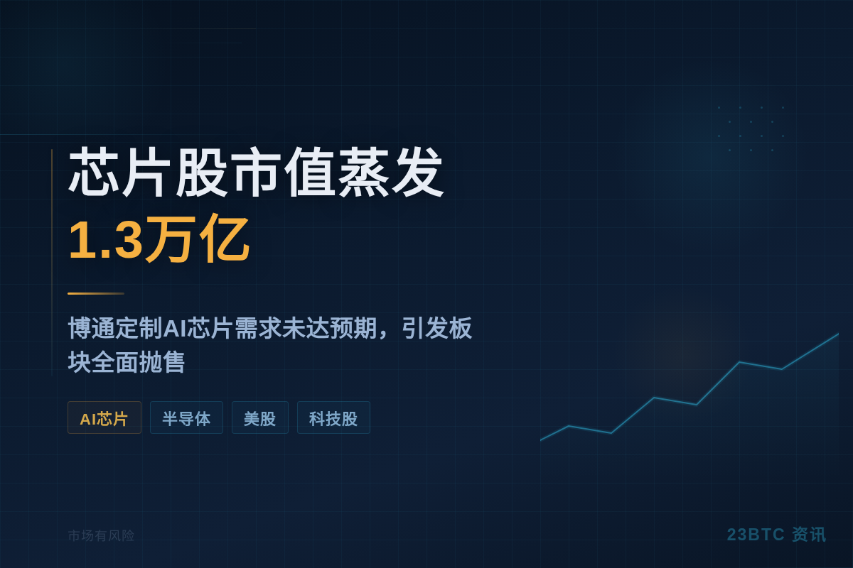 芯片股市值蒸发1.3万亿,创四年最大跌幅插图1 芯片股市值蒸发1.3万亿,创四年最大跌幅