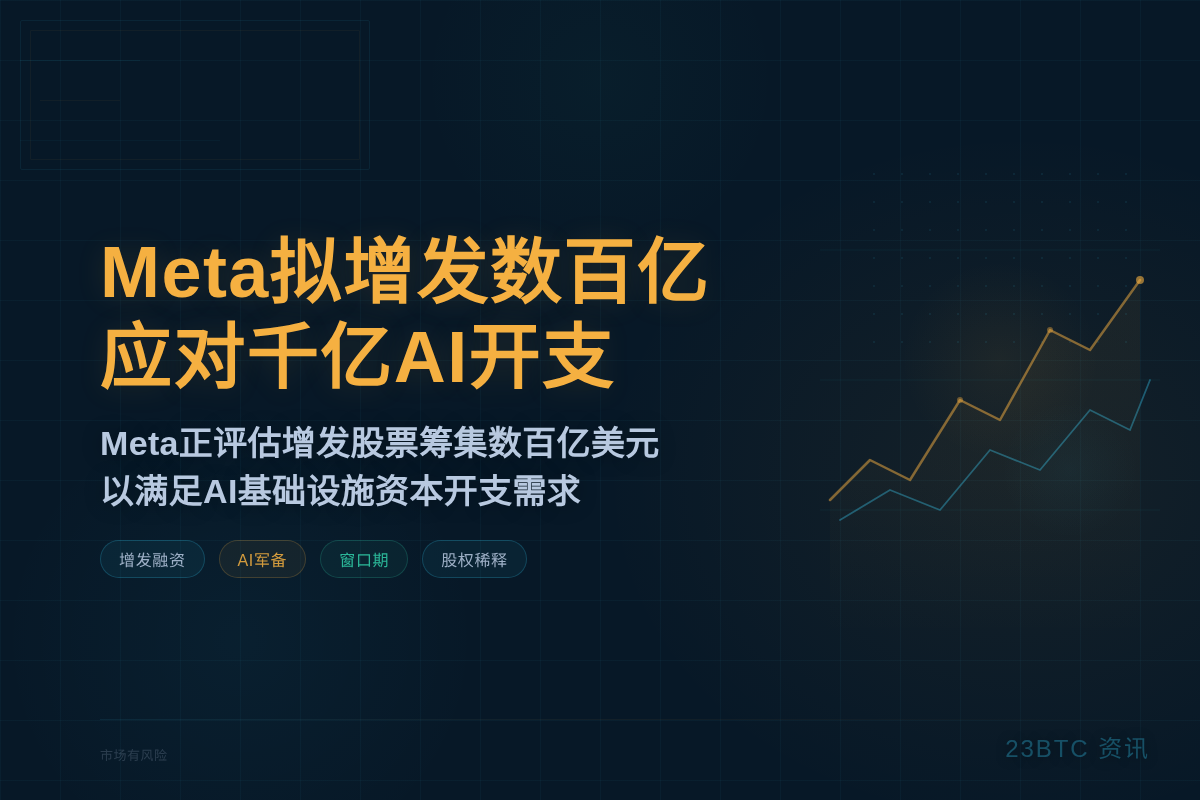 Meta拟增发数百亿,应对千亿AI开支插图1 Meta拟增发数百亿,应对千亿AI开支