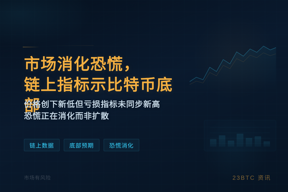 市场消化恐慌,链上指标示比特币底部插图1 市场消化恐慌,链上指标示比特币底部