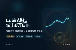 Lubin关联钱包3年后转出8万ETH