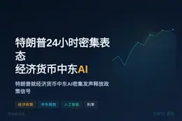 特朗普24小时密集表态经济货币中东AI