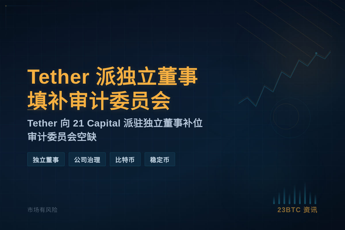 Tether 派独立董事填补 21 资本审计委员会空缺