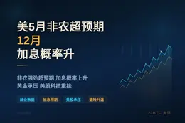 美5月非农超预期12月加息概率升