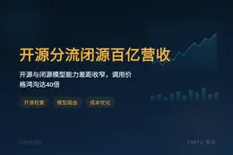 开源分流闭源百亿营收