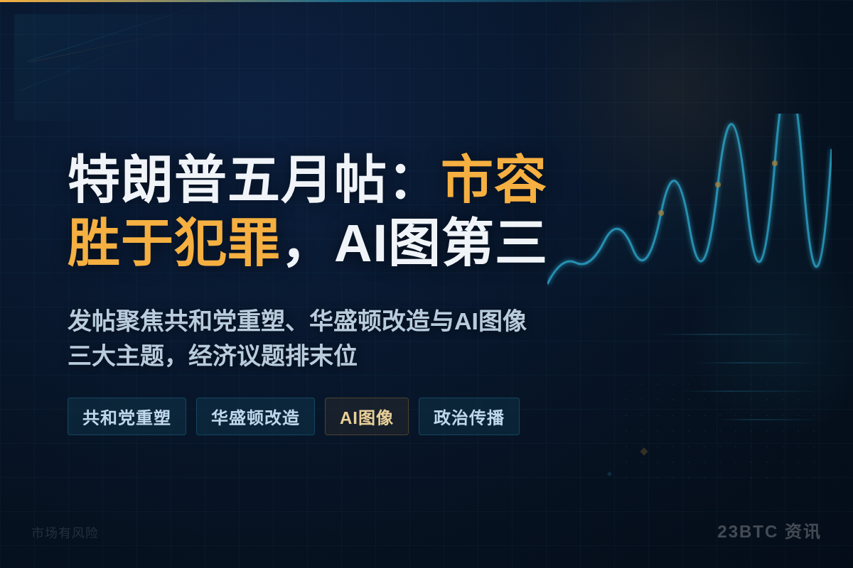 特朗普五月帖:市容胜于犯罪,AI图第三插图1 特朗普五月帖:市容胜于犯罪,AI图第三