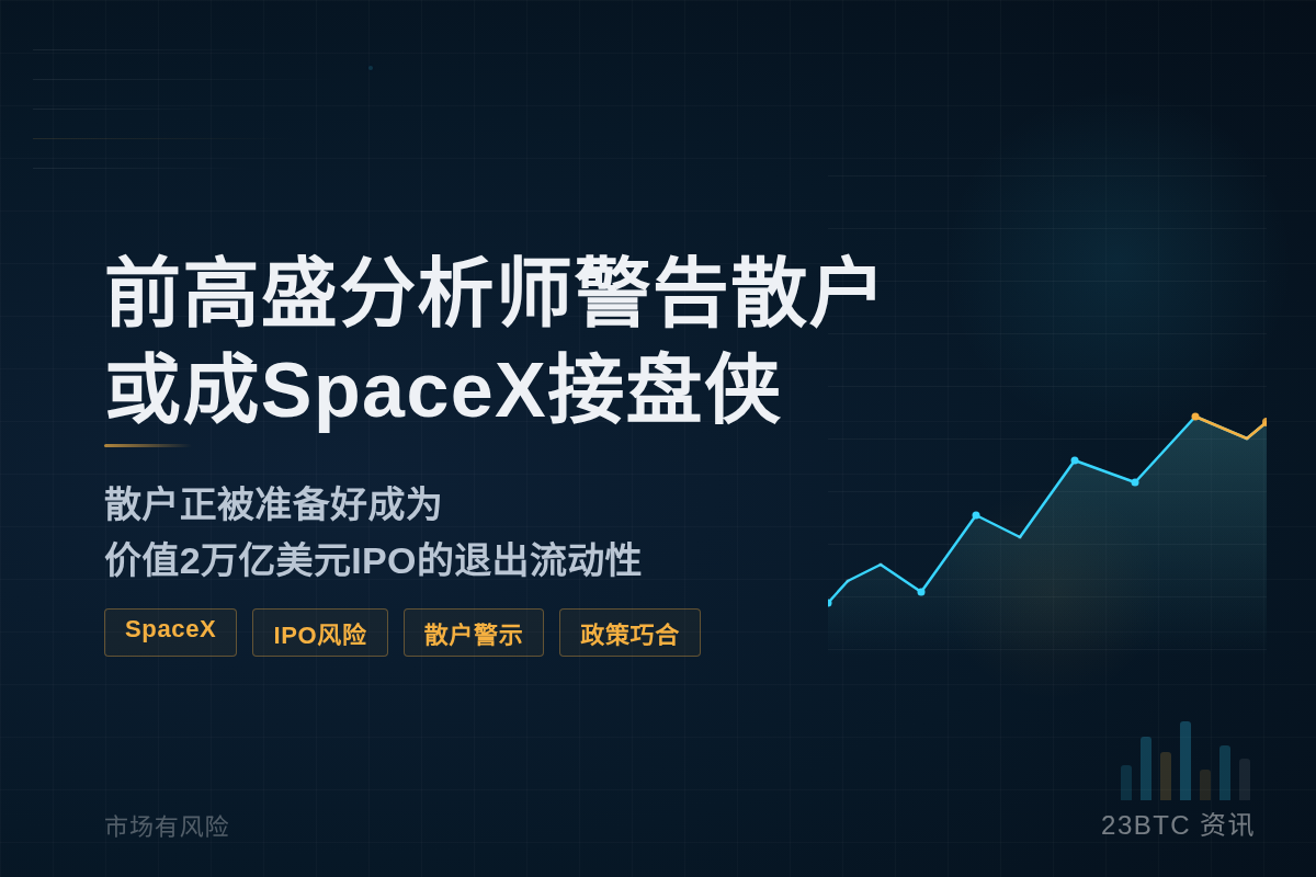 前高盛分析师警告散户或成SpaceX接盘侠插图1 前高盛分析师警告散户或成SpaceX接盘侠