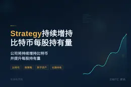 Strategy持续增持比特币每股持有量