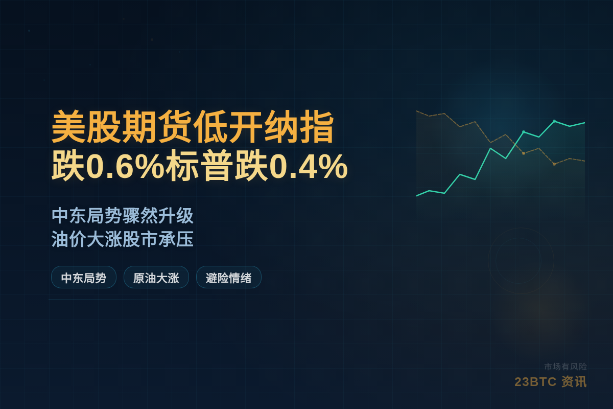 美股期货低开纳指跌0.6%标普跌0.4%插图1 美股期货低开纳指跌0.6%标普跌0.4%