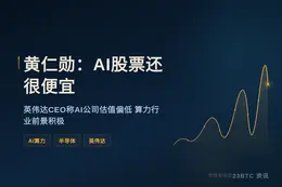 黄仁勋：AI股票还很便宜