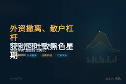 外资撤离、散户杠杆、获利回吐致黑色星期一