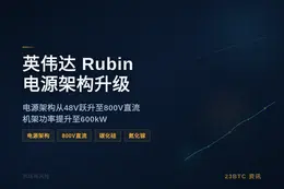 英伟达Rubin电源架构2027升级