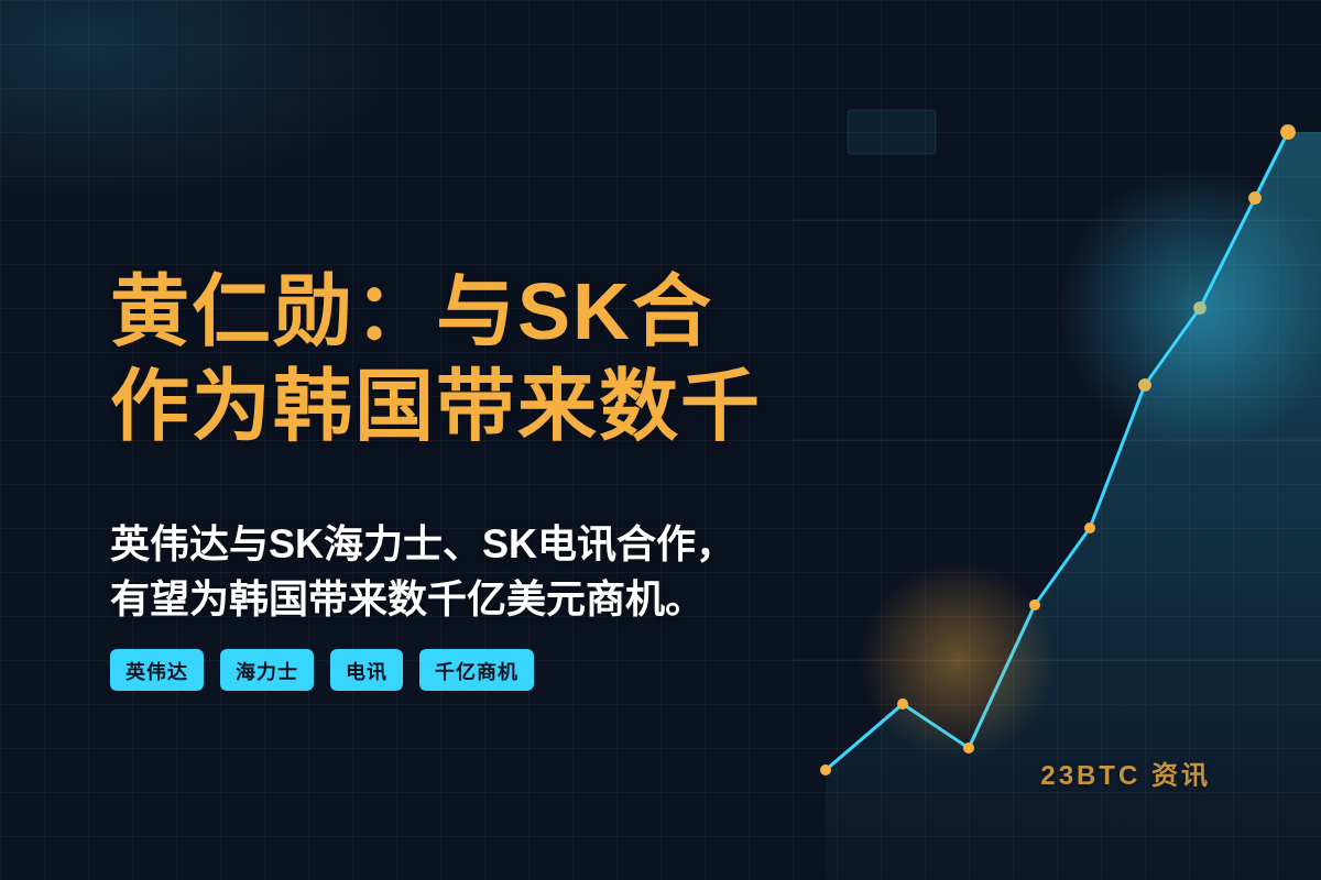 黄仁勋:与SK合作为韩国带来数千亿美元插图1 黄仁勋:与SK合作为韩国带来数千亿美元