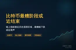 比特币最糟阶段或近结束，链上指标近底部