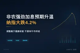 非农强劲加息预期升温纳指大跌4.2%