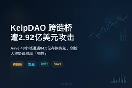 KelpDAO跨链桥遭2.92亿美元攻击，Aave 48小时