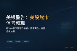 美银警告：美股熊市信号频现，投资者需谨慎
