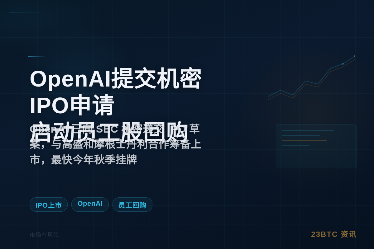 OpenAI提交机密IPO申请,启动员工股回购插图1 OpenAI提交机密IPO申请,启动员工股回购