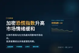 加密恐慌指数升高10，市场情绪缓和