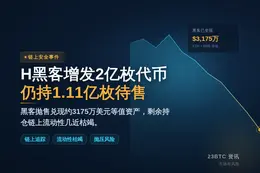 H黑客增发2亿枚代币，仍持1.11亿枚待售