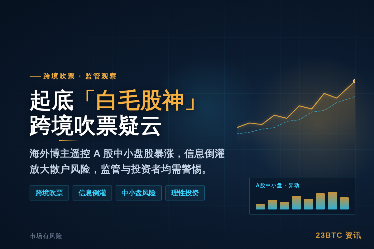 财联社起底「白毛股神」：跨境吹票疑云，警惕信息倒灌