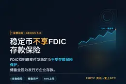 FDIC拟明确稳定币不享存款保险