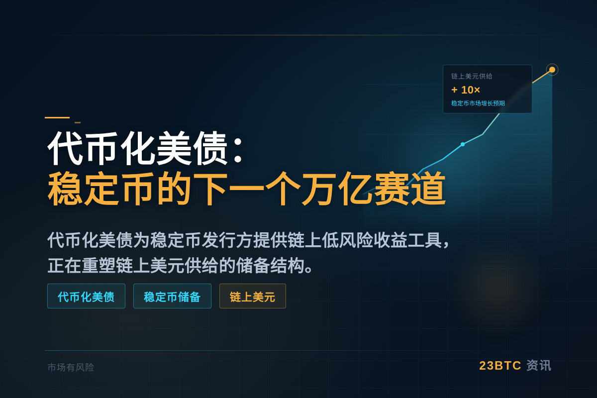 代币化美债：稳定币发行的下一个万亿赛道