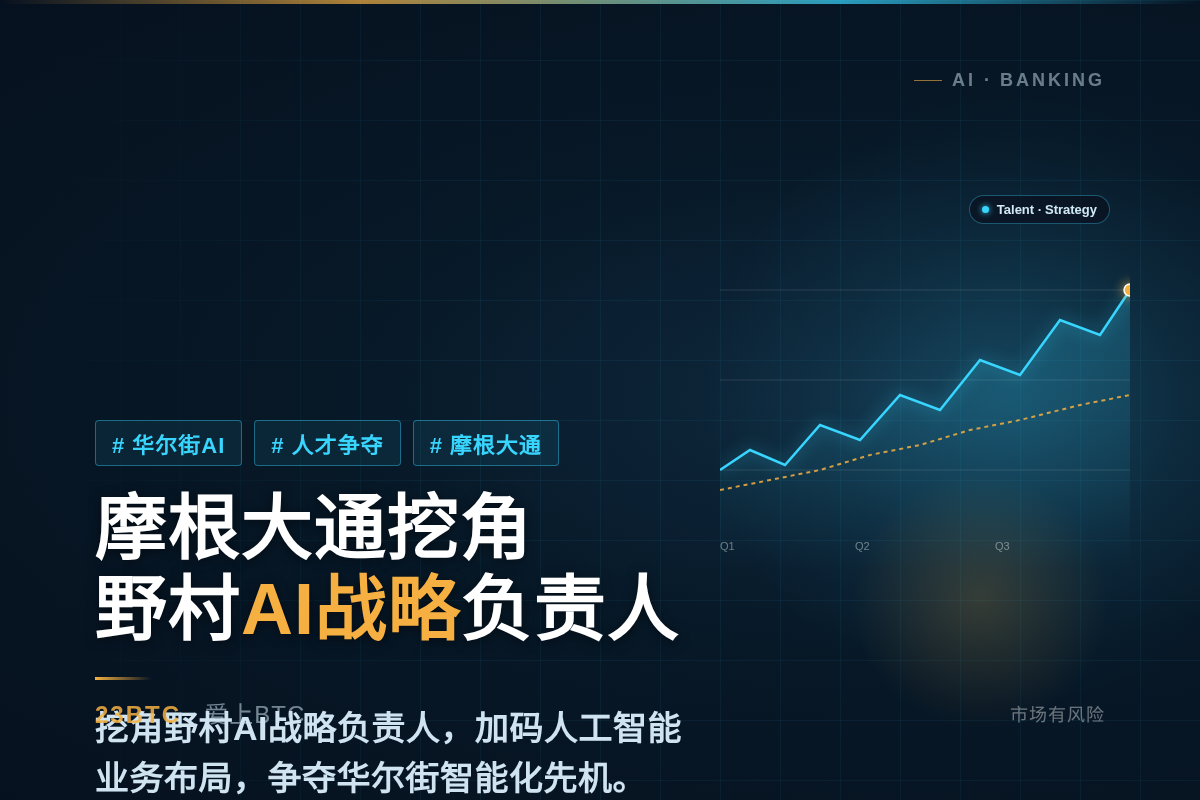 摩根大通挖角野村AI战略负责人插图1 摩根大通挖角野村AI战略负责人