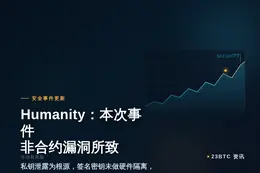 Humanity:本次事件非合约漏洞导致