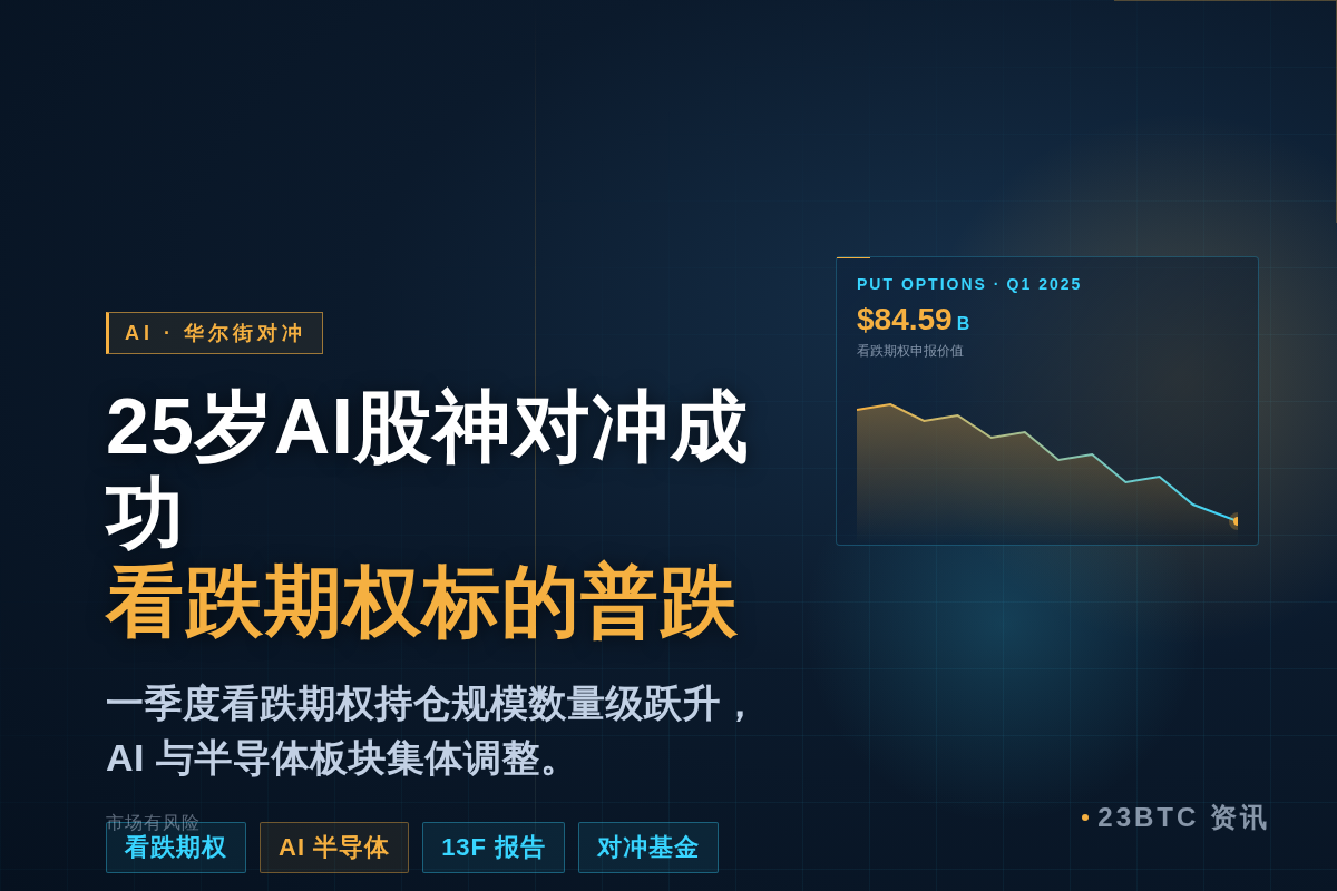 25岁AI股神对冲成功,看跌期权股普跌插图1 25岁AI股神对冲成功,看跌期权股普跌